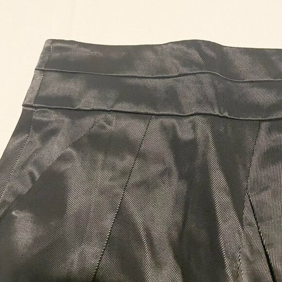 Dynamite High Waisted Shiny Twill Tulip Skirt Womens Size 7 - Picture 3 of 15